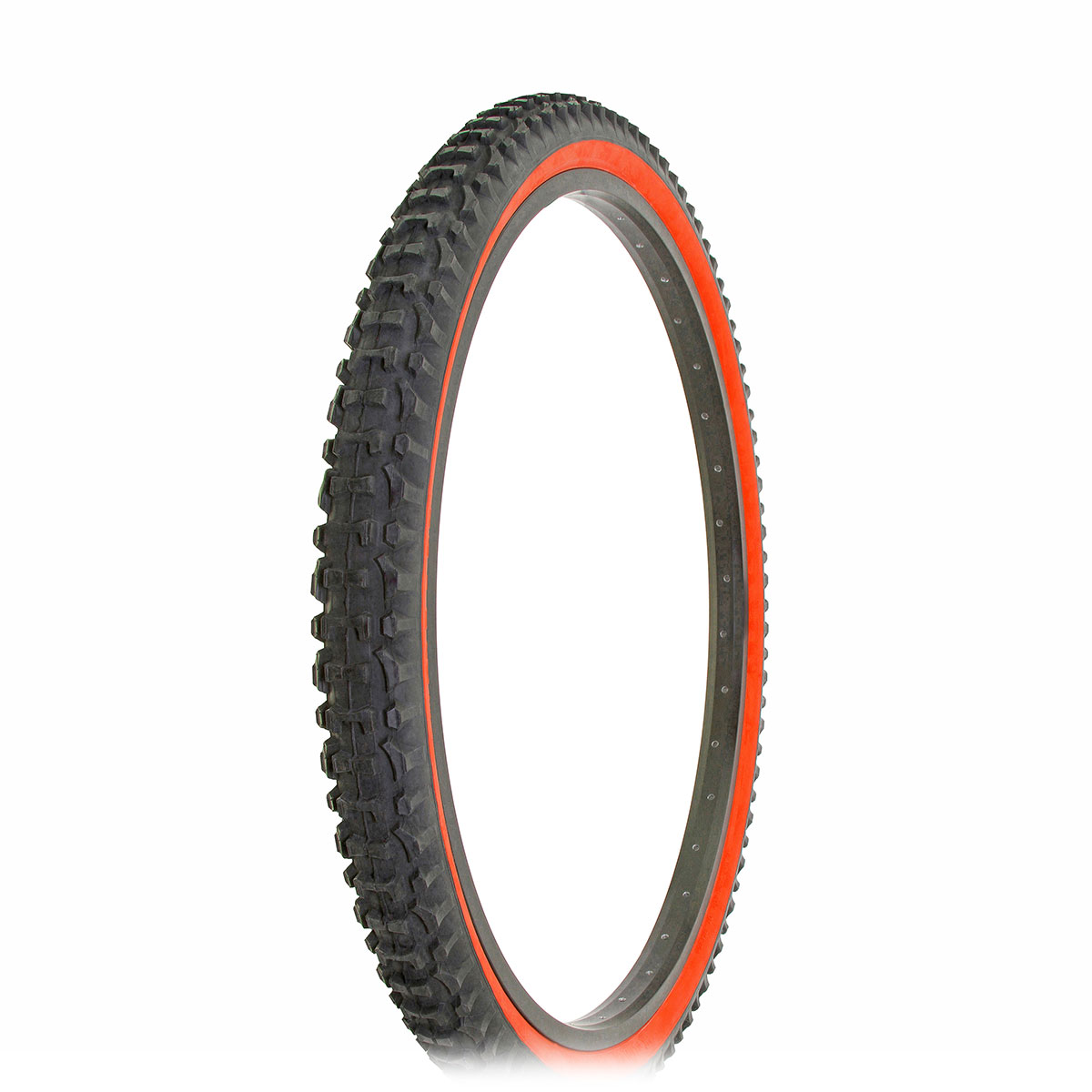 Tire 26 x 2.10 Black/Red Side Wall HF-107.